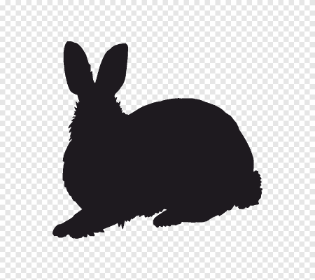 Силуэт зайца