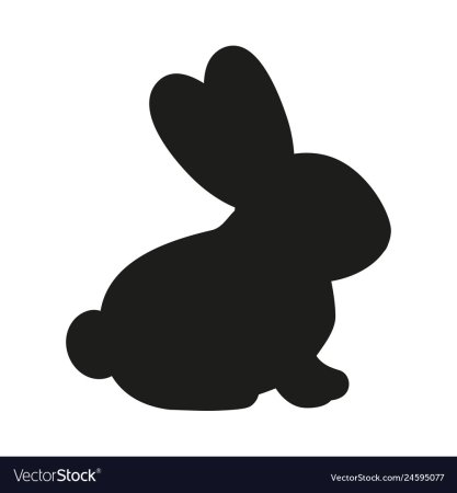 Силуэт зайца