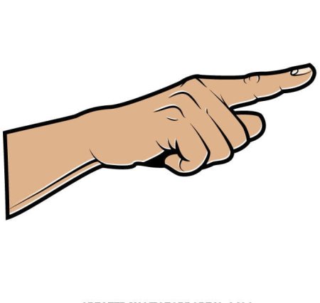 Жест указательный палец