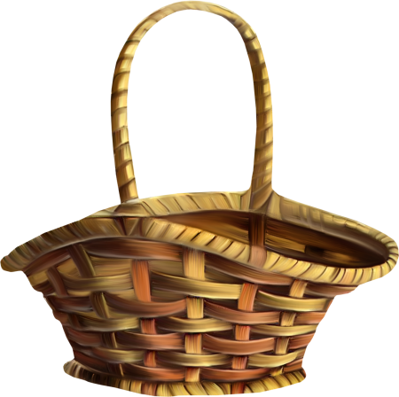 Дети с корзинкой