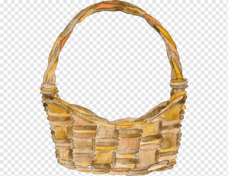 Корзинка акварелью