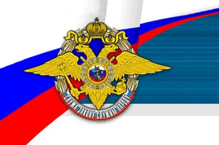 Герб МВД щит и меч