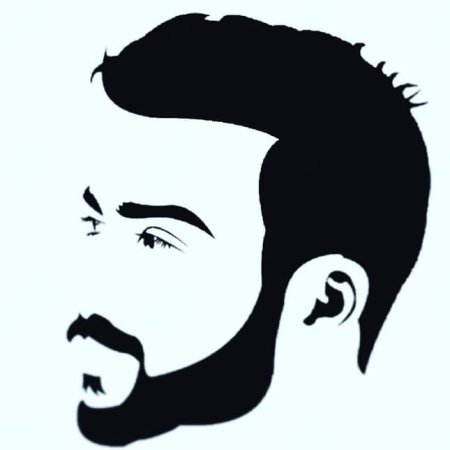 Силуэт мужской прически