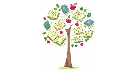 Дерево с книгами