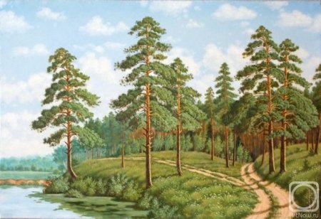 Картина Бунина Сосновый Бор
