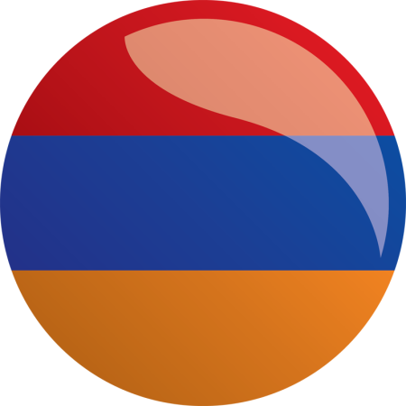 Флаг Армении в круге