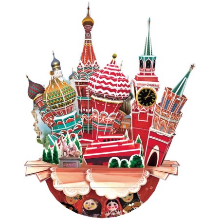 CUBICFUN City Scape Moscow oc3206h 3d пазл