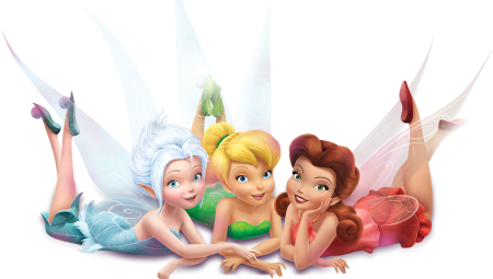 Герои мультфильма феи Динь Динь