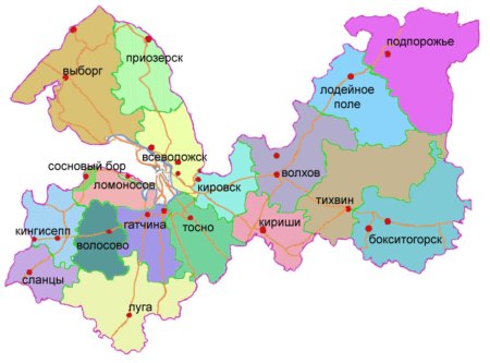 Очертания Ленобласти
