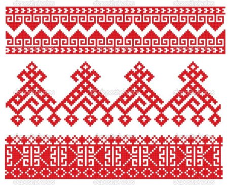 Чувашский орнамент меандровый