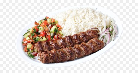 Люля кебаб с рисом