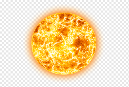 Горящее солнце