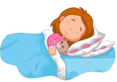 Спящий ребенок вектор
