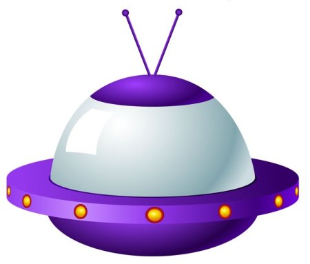 Летающие тарелки мультяшные