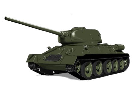 Танк т-34 для детей