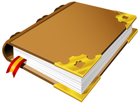 Книга на прозрачном фоне