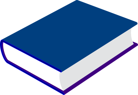 Книга синего цвета