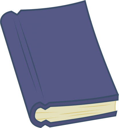 Книга на прозрачном фоне