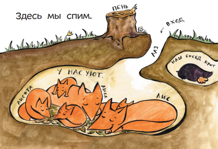 Лисья Нора иллюстрации