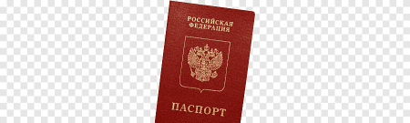 Паспорт РФ без фона