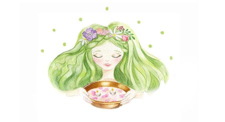 Натуральная косметика рисунок