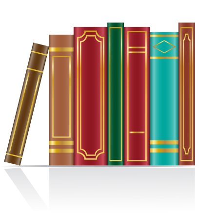 Цветные корешки книг