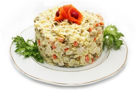 Оливье с мясом