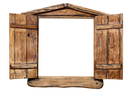 Окно со ставнями для фотошопа