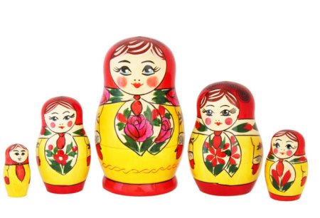 Матрешка Семеновская пять кукол