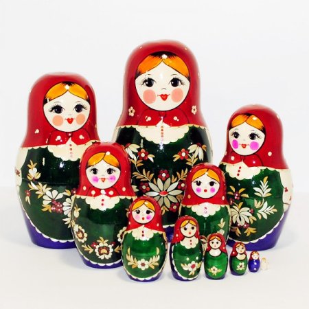 Полхов Вятская Матрешка традиционная