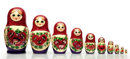 Матрешки в ряд