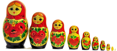 Матрешки по росту