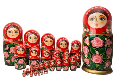 Самый большой набор матрешек