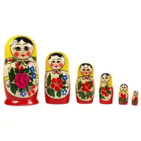 Семеновские матрешки рисование