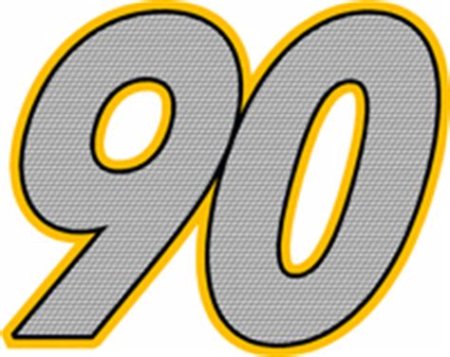 Красивая цифра 90