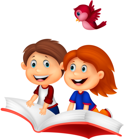 Дети летят на книге