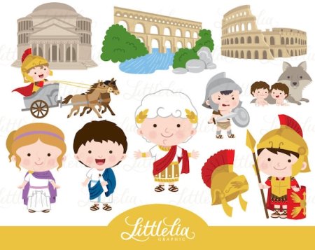 Италия и Рим картинки для дете