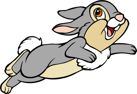 Зайчик прыгает