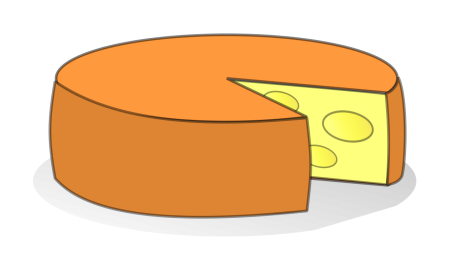 Круглая головка сыра