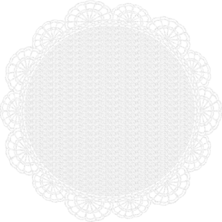 Ажурная салфетка на прозрачном фоне
