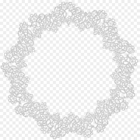 Кружева на прозрачном фоне