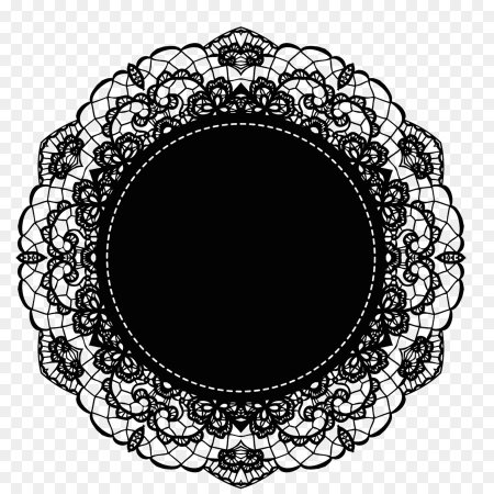 Кружево круглое