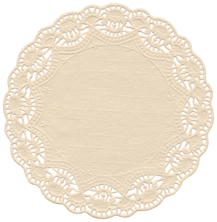 Кружевная салфетка на прозрачном фоне