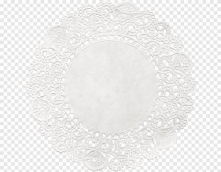 Салфетка белая ажурная
