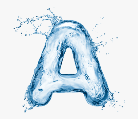 Алфавит из воды