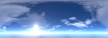 Голубое небо с облаками