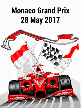Наклейка на авто Monaco Grand prix