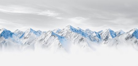 Снежные горы панорама