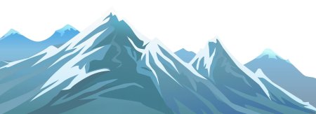 Горы векторное изображение