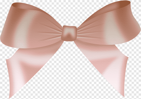 Розовый бантик